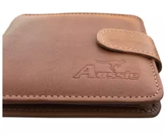 Buy Genuine Leather Clip-Up Wallet For Men Brown